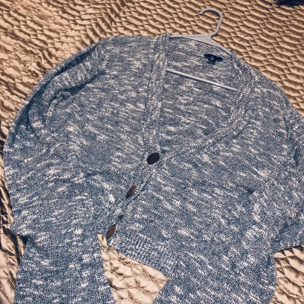 cropped low cut sweater
